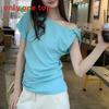 Oversized Sleeveless T Shirt For Women With Embroidery In Spring 2025
