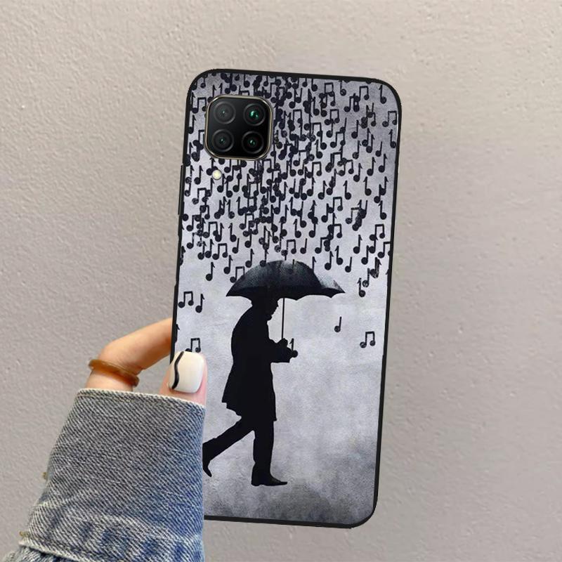 Musical Music Note For Huawei Nova Y73 Y72 Y61 Y91 Y70 Y60 Y90 12s 12i 11i 8i 9 10 SE P30 P40 Lite P60 Pro Case