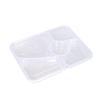 Disposable 3-Compartment Takeout Food Container