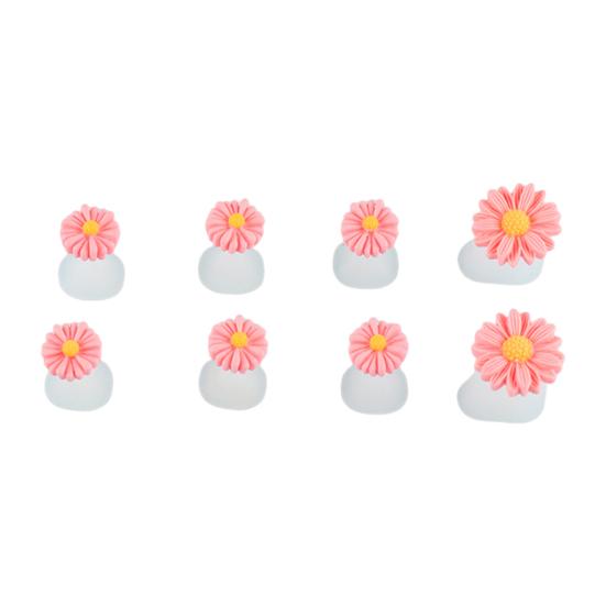 8Pcs Toe Separator Non-slip Washable Stain-resistant Sweat-absorbent Stable Soft Foot Finger Separator Nail Salon Supply