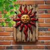 Vintage Sun Metal Tin Sign Retro Wall Art Decor for Home Bar Garage