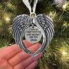 Heart Beautiful Shaped Angel Wings Memorial Ornament For Loved Ones Remembrance