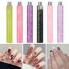 1/4Pcs Flower Nail Dotting Pen 5-Petal Flower Nail Design Ballpoint Pen with Stainless Steel Ball DIY Home Salon Manicure Art Tools