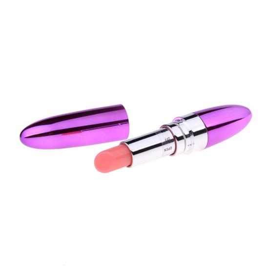 Lippenstifte Form Vibrator Kompakte ABS Batterie Betrieben Massage Stick Sex Spielzeug