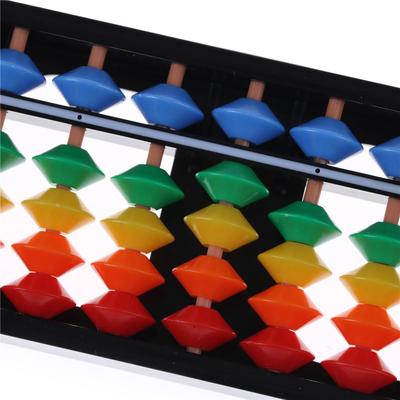 Mini Plastik Abaküs Aritmetik 7 Basamaklı Çocuklar Matematik Abaküsü Eğitici Oyuncaklar