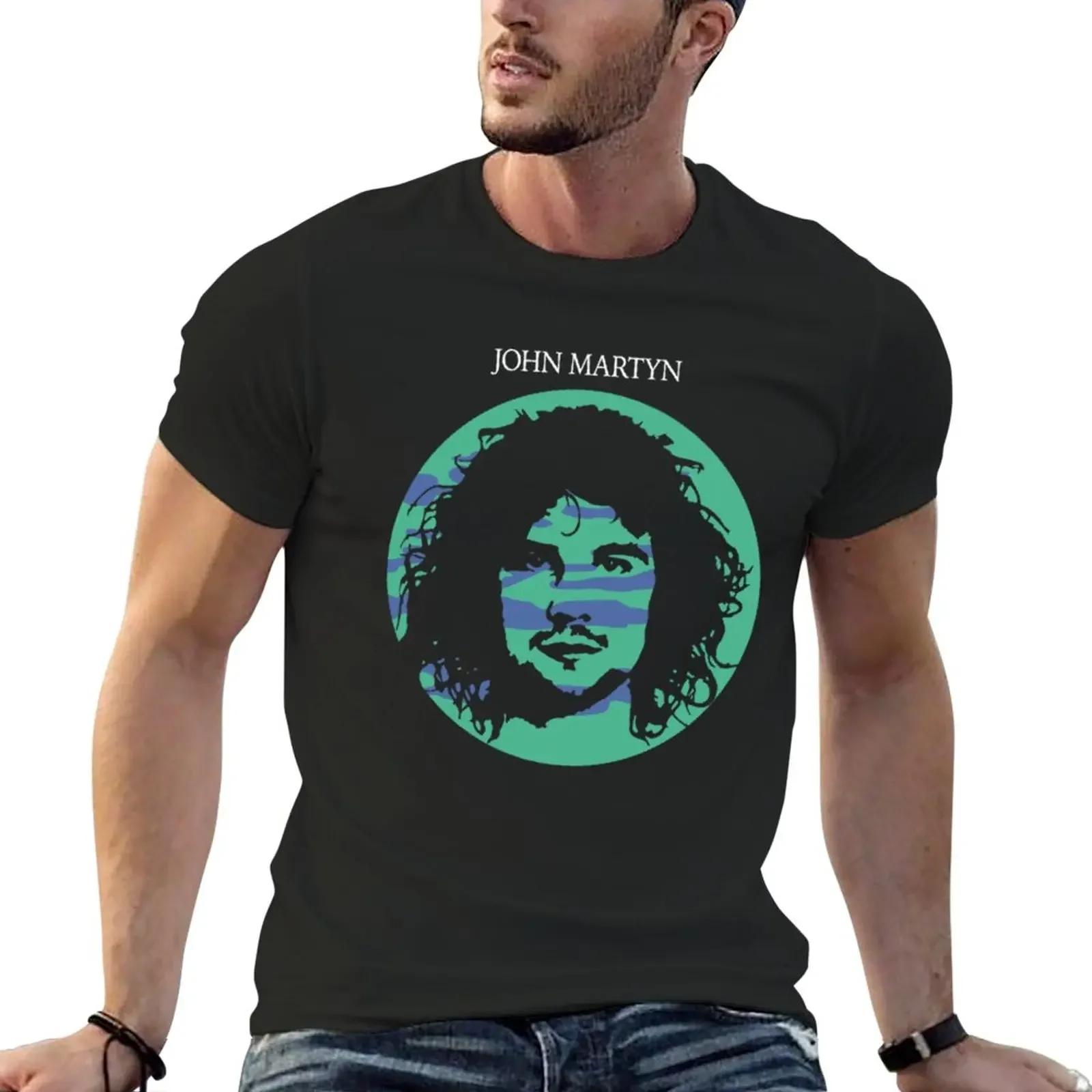 

New John Martyn T-Shirt Oversized T Shirts Hippie Clothes Custom T Shirt Tshirts for Men 2025 New Model 5XL різнокольоровий
