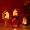 3D Candlestick Silicone Mold Hollow Out House Candle Base Mold Gypsum Candle Holder Epoxy Mould Home Decorations Mould