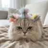 36PCS Sheer Fabric Pet Hair Bow Handmade Pet Hair Clip Sheer Bow Knot  Daily Dressing