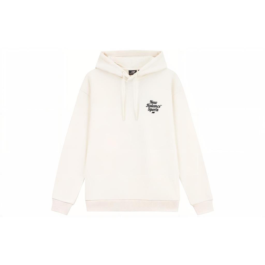 New Balance Sweatshirt Fall Winter Unisex White 5CD38061-IV