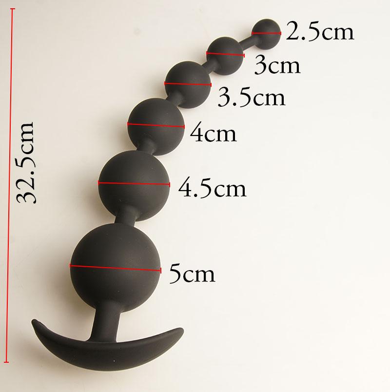 Analperlen Kugeln Langer Dildo Training,Silikon Anus Po Hinterteil Buttplug,Analplug Buttplug Buttplug Sex Spielzeug,Analsex Prostata