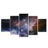 5Pieces Abstract Decorative Painting Universe Series Starry Sky