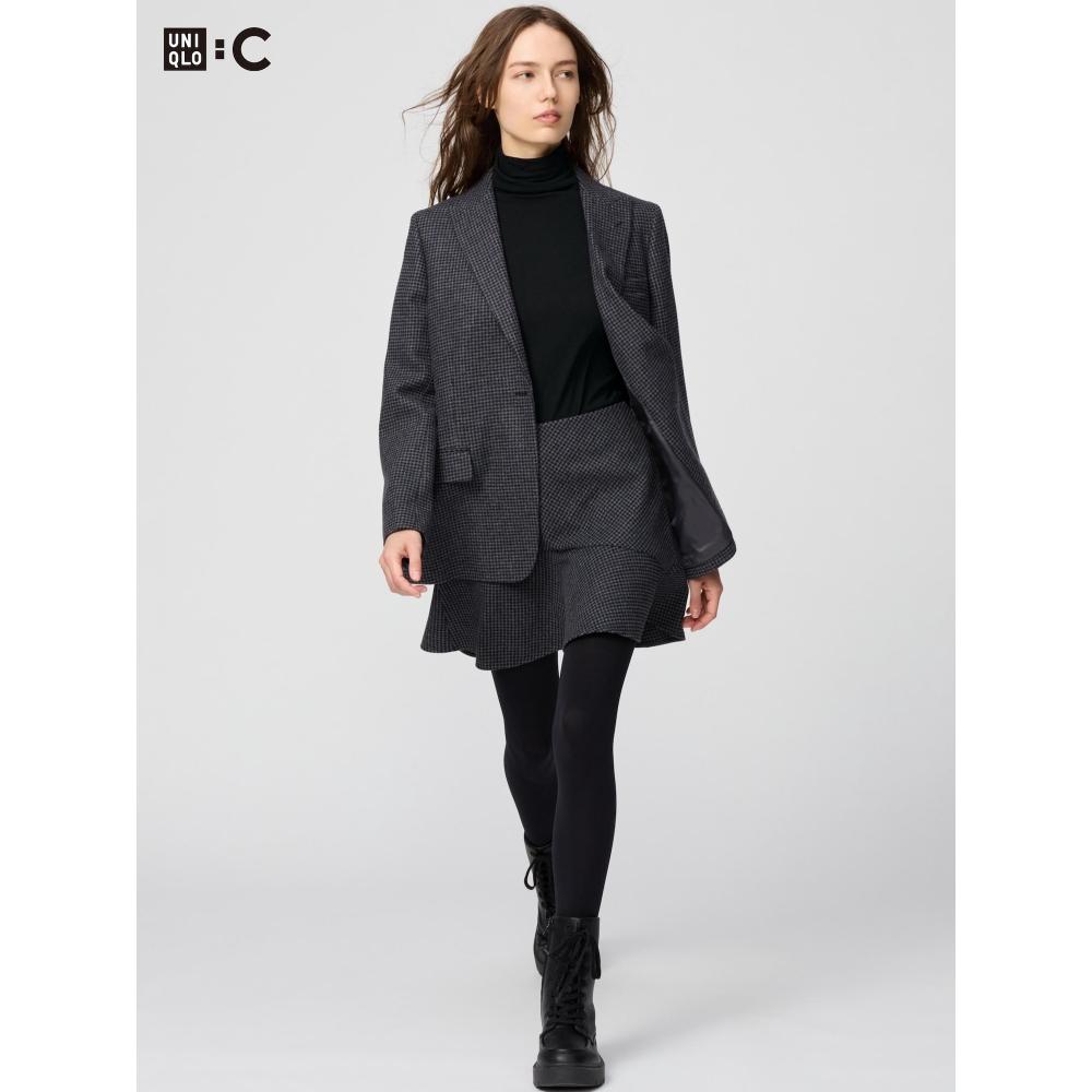 Uniqlo Flare Coat  Check