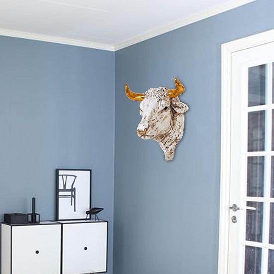 Polyresin Bull Head,Bull Head Wall Decor