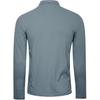 Emporio Armani Double Stripe Button Long Sleeve Polo Shirt Men tops Silver Blue 8N1FB5-1JPTZ-06J9