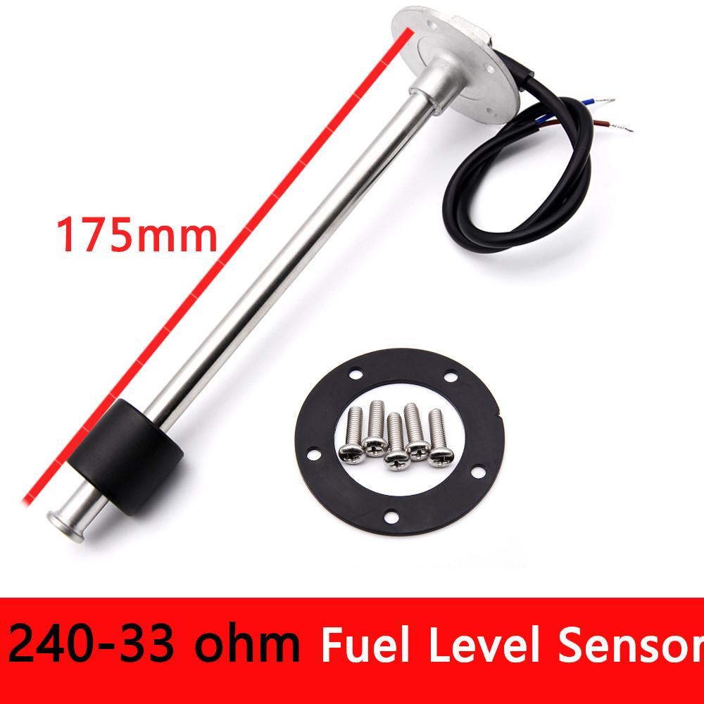 UNS RU ES Lager Flüssigkeit level sensor Kraftstoff Level Sensor 0-190ohm 240-33ohm Wasser Level Sensor 275mm 250mm 225mm 200mm 175