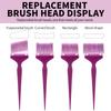 1Set Durable Hair Dye Brushes Replacement Set Easy Clean Hairdressing Tinting Coloring Tools  Salon