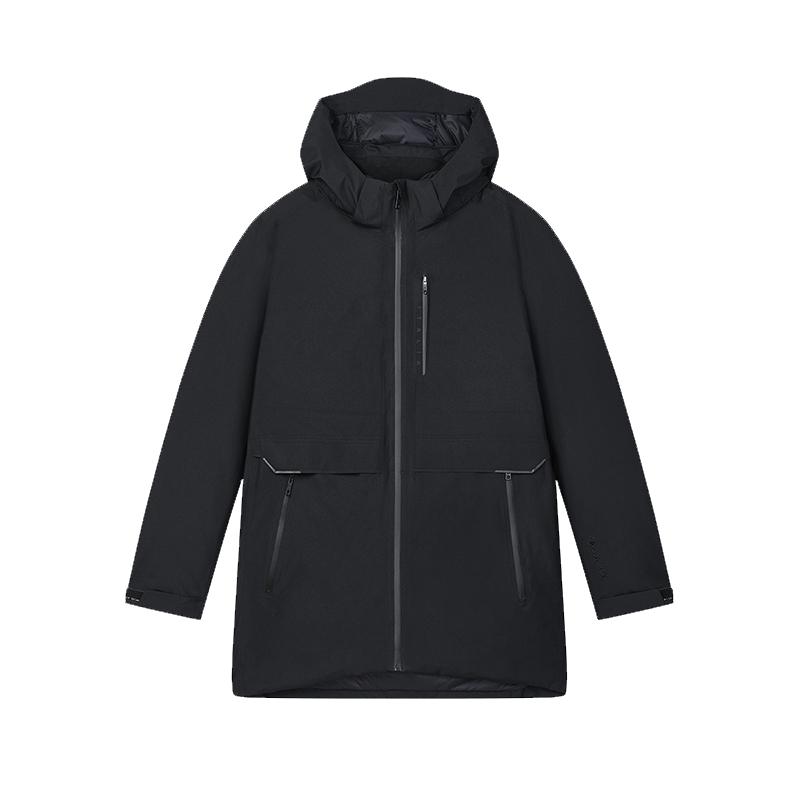 New FILA Down Jacket Men's Jet Black F11M442914FBK