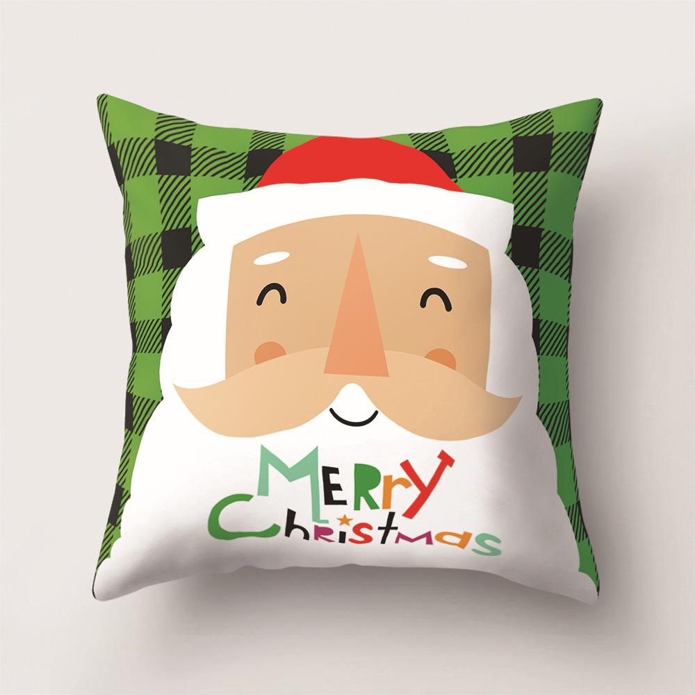 Cartoon Pattern Office Pillow Yiwu Pillowcase Christmas Sofa Pillowcase