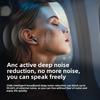Touch Screen Noise Cancelling Bluetooth 5.4 Headset for Travel & Work