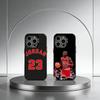 B-Basketball 23 J-Jordan Phone Case For iPhone 17,16,15,14,13,12,11 Plus,Pro Max,XS,Colorful Silver Phone Case Funda Cover