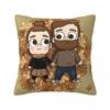 Don't Touch My Mug - Pibubear Square Pillowcase Cushion Cover Pillow Case Throw Pillow Cover for Home Sofa Living Room