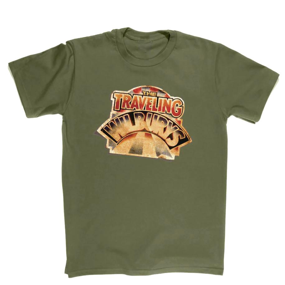 

The Traveling Wilburys Military Green T-Shirt Tops Tee Unisex 100% Cotton Shirt M