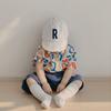 Summer Letter Baseball Cap Quick-drying Baby Sunscreen Cap Ins Children Peaked Hat  Boys Girls