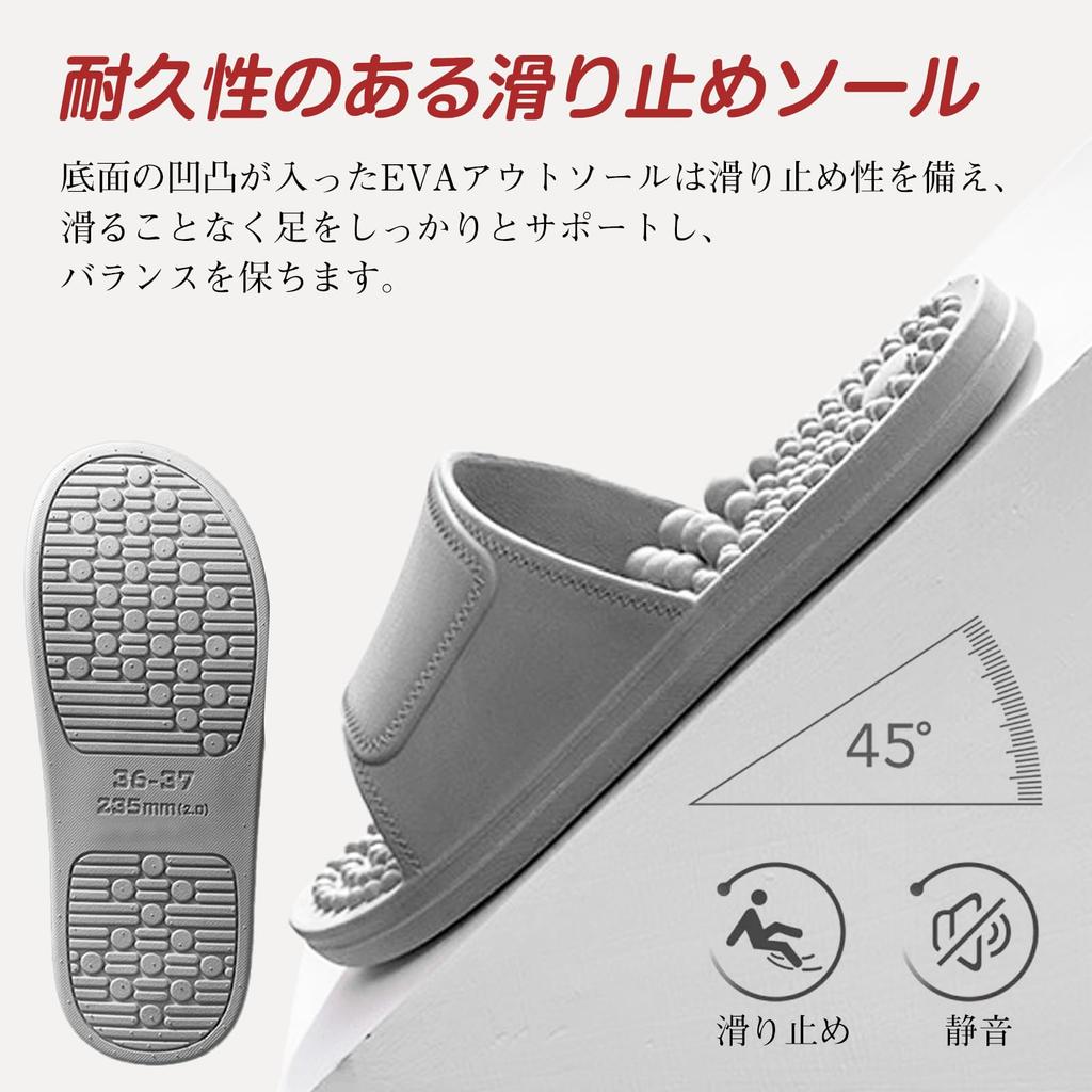OYUEGE Outdoor PVC Indoor and Outdoor Sizes Black Sandals, Reflexology, Healthy, Bath, Balcony, Wear, Waterproof, Washable, Comfortable, Non-Steamy,