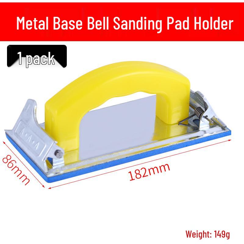 Multifunctional Sandpaper Holder for Wall, Furniture, and Putty Sanding