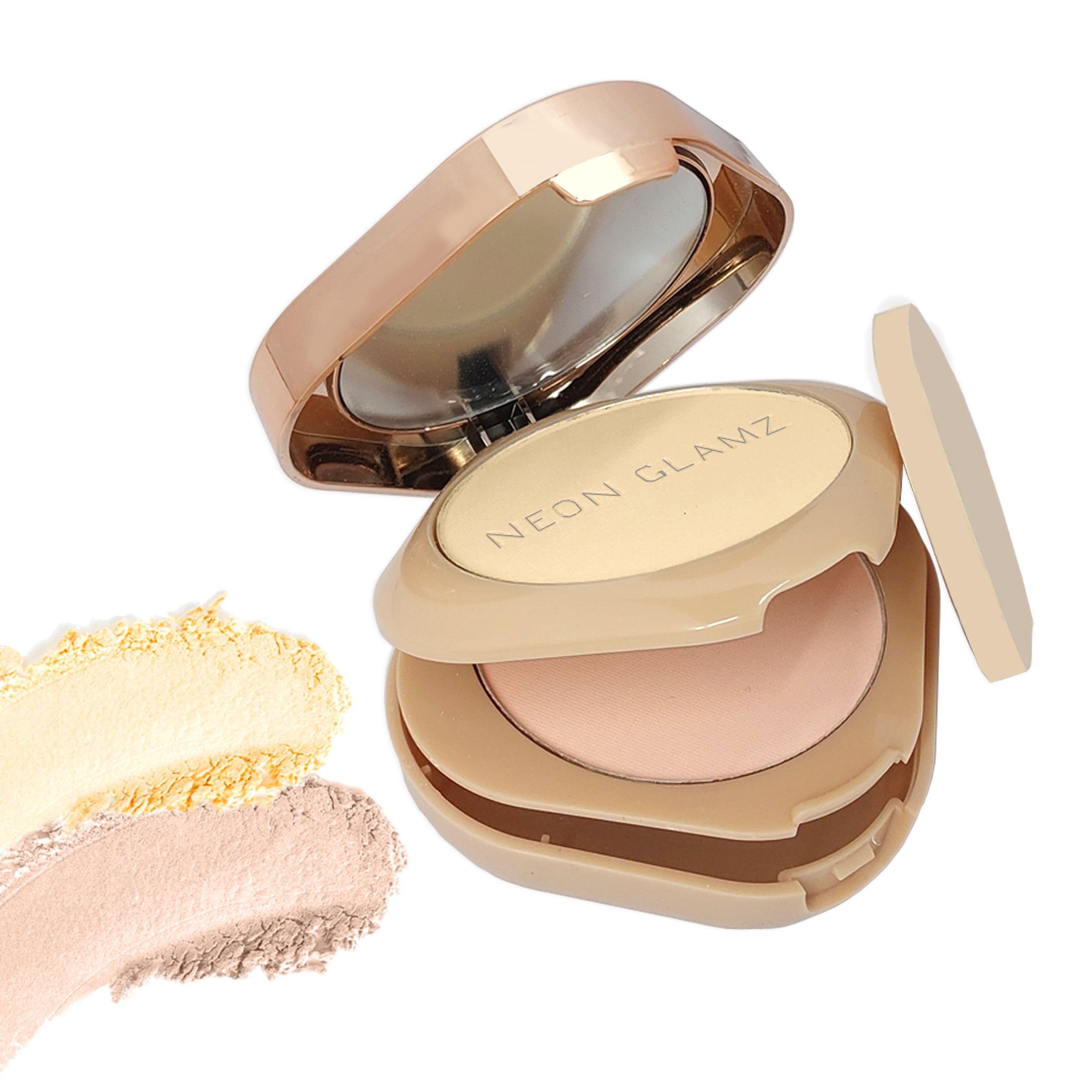 

NEON GLAMZ 2 IN 1 PROBASE PRESSED POWDER AMBER POISE OilFree Matte Finish with SPF 20