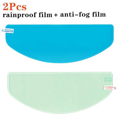 Motorcycle Helmet Clear Anti-Fog Rainproof Film Helmet Lens Durable Nano Coating Sticker Moto Safety Driving Helmet Accessories