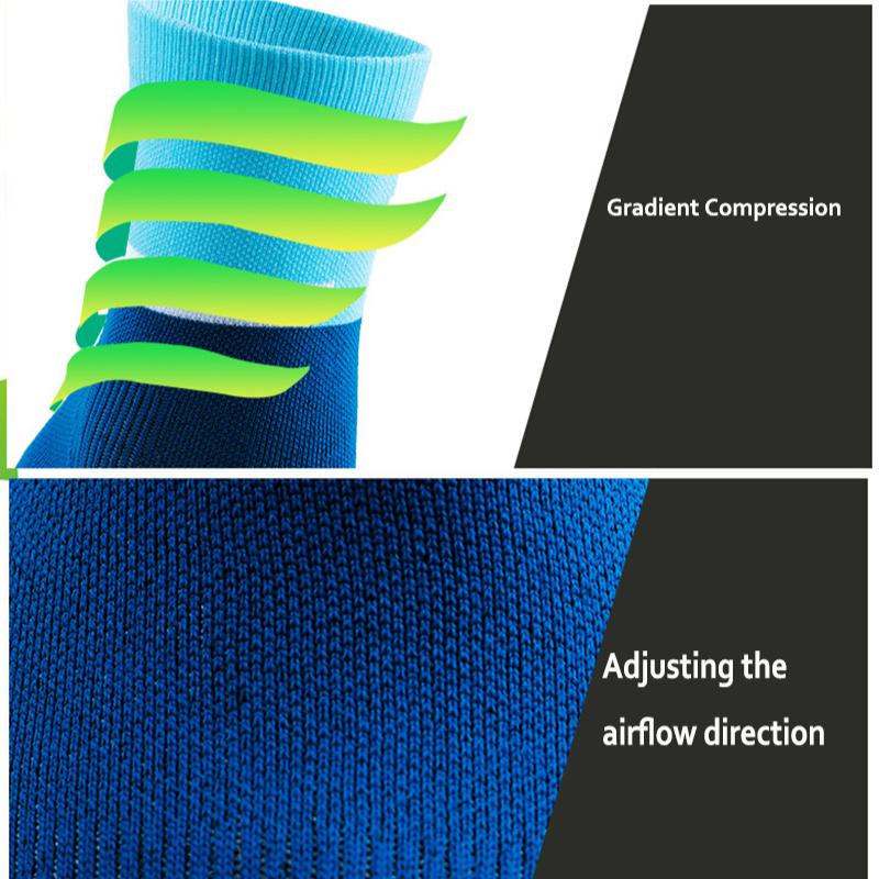 1/3/5/6/10 Par Skarpety Sportowe Outdoor Maraton Na Wszystkie Pory Roku Do Biegania Załogowe Męskie/Damskie Kolorowe Szybkoschnące Amortyzowane Do Ćwiczeń Fitness Trening Cienka Skarpeta