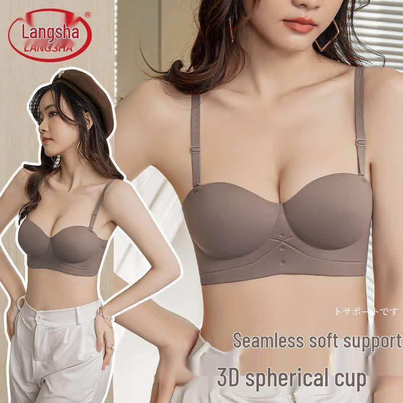 Lonsa Women s Seamless Wireless Half-Cup Push-Up Bra 34/75