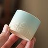 4-piece set Thousand miles of Jiangshan teacup Guochao merchandise ceramic master cup tea cup set gift box set holiday gift