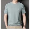 Men's Summer Casual Round Neck Short Sleeve T-shirt - Middle-Aged Fashion, Versatile & Breathable Top