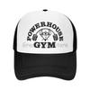 Powerhouse Gym Logo Print Baseballkappe Unisex Verstellbar Snapback Mesh-Kappen Dad Hat Bodybuilding Fitness Sonnenhut Trucker-Kappen