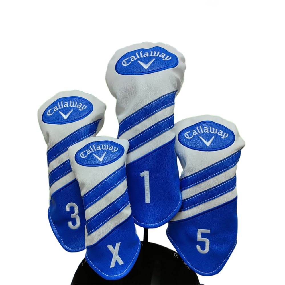 Copritesta da Golf Callaway Include Copritesta per Ferri, Legni da Fairway e Driver Set da 4 Pezzi ELLIE&LEO, Coperture, Copritesta, (blu) [Usato] blu
