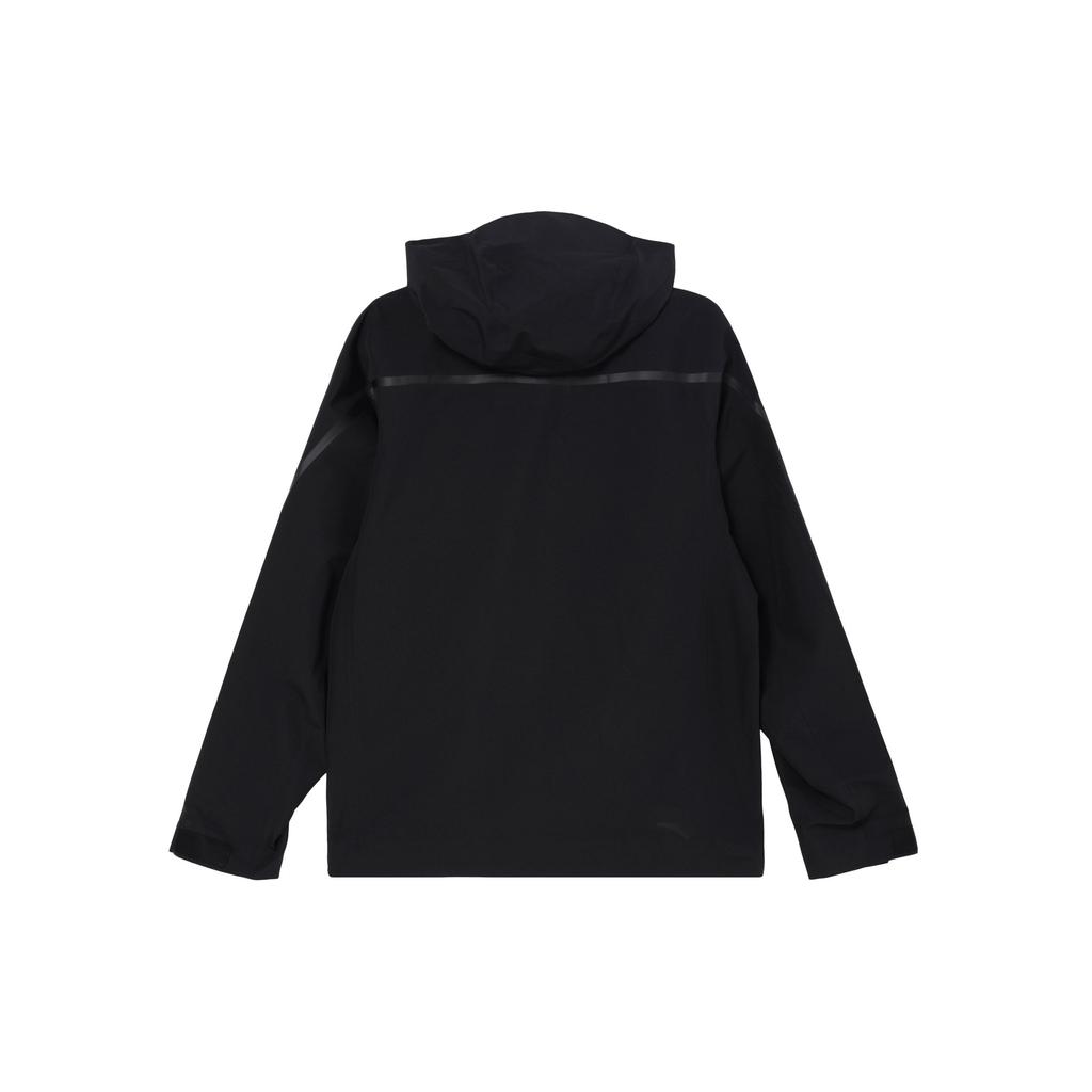 Anta Training Series Hooded Zip Woven Long Sleeve Jacket Men Jackets Basic-Black 952437609-5