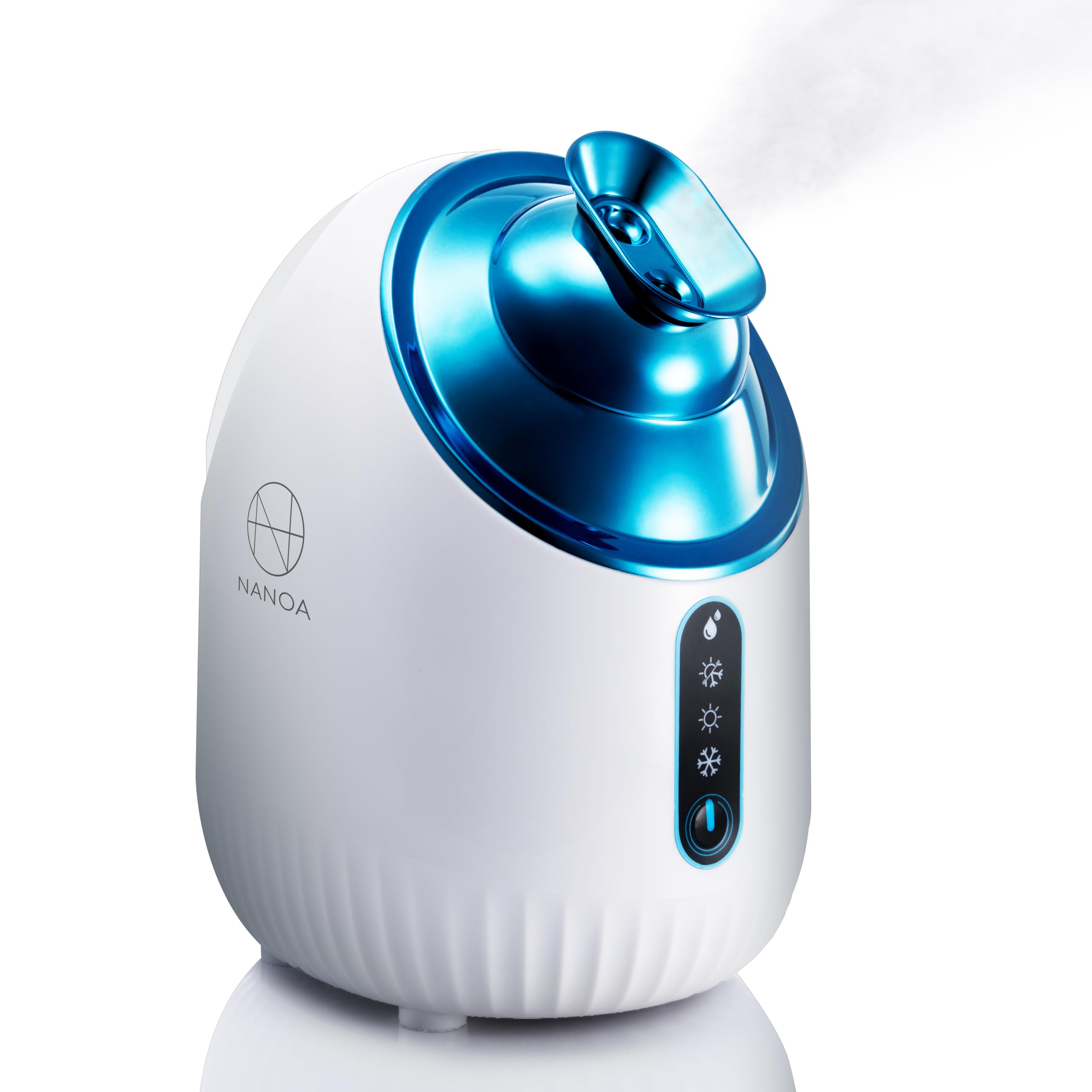 (NANOA) NANOA Face Steamer - Highly praised by dermatologists - Dense nano-mist, hot and cold steamer, beauty, moisturizing, tap water compatible, lar