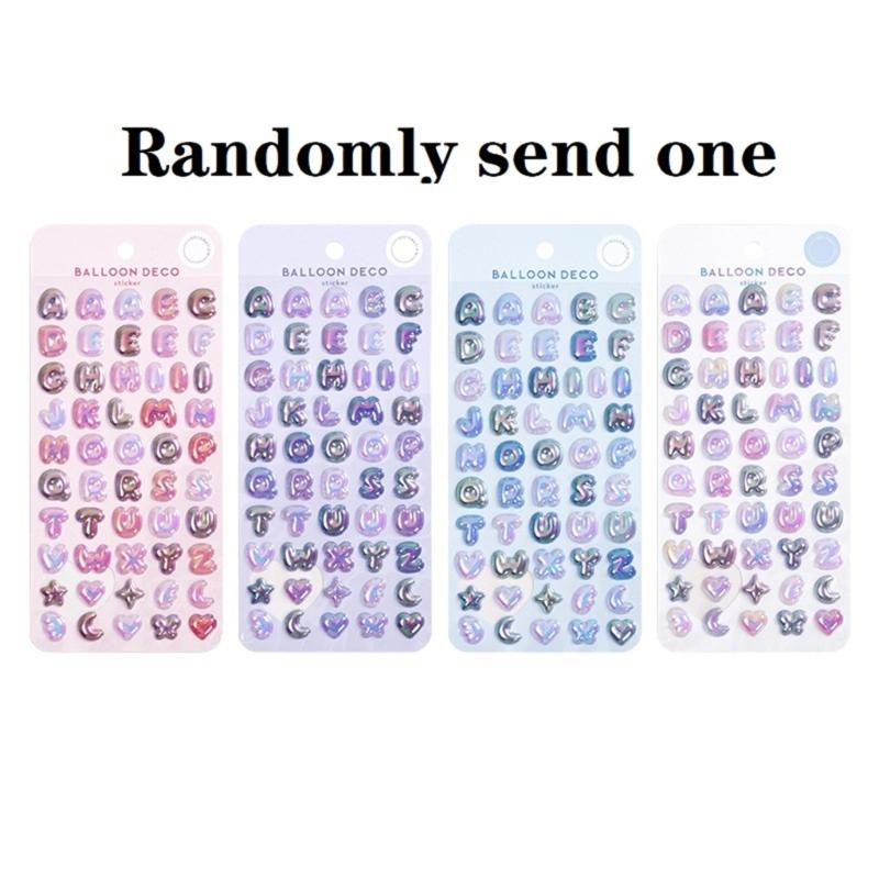 

Colorful Letter Sticker Waterproof PVC Sticker for Scrapbooking Journal Planner Phone Case Laptop and Children Rewarding 1