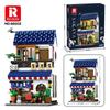 1130PCS Japanese Izakaya Building Blocks City Streetview Model Bricks Desktop Decoration Kids DIY Educational Toys Holiday Gifts
