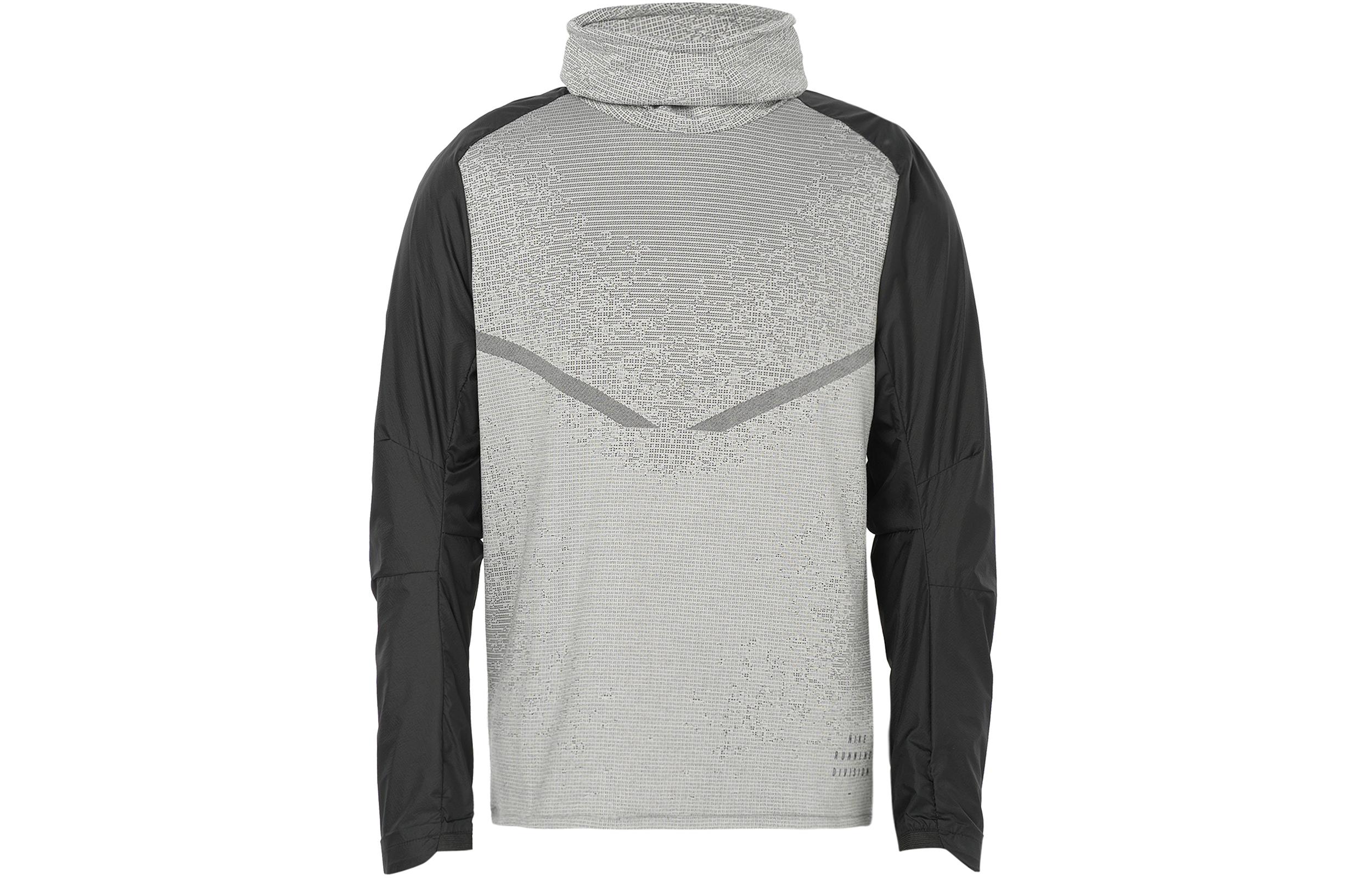 Nike T Shirts Men s Black Gray Color Turtleneck Moderate Straight Fit DM4629-010 XL