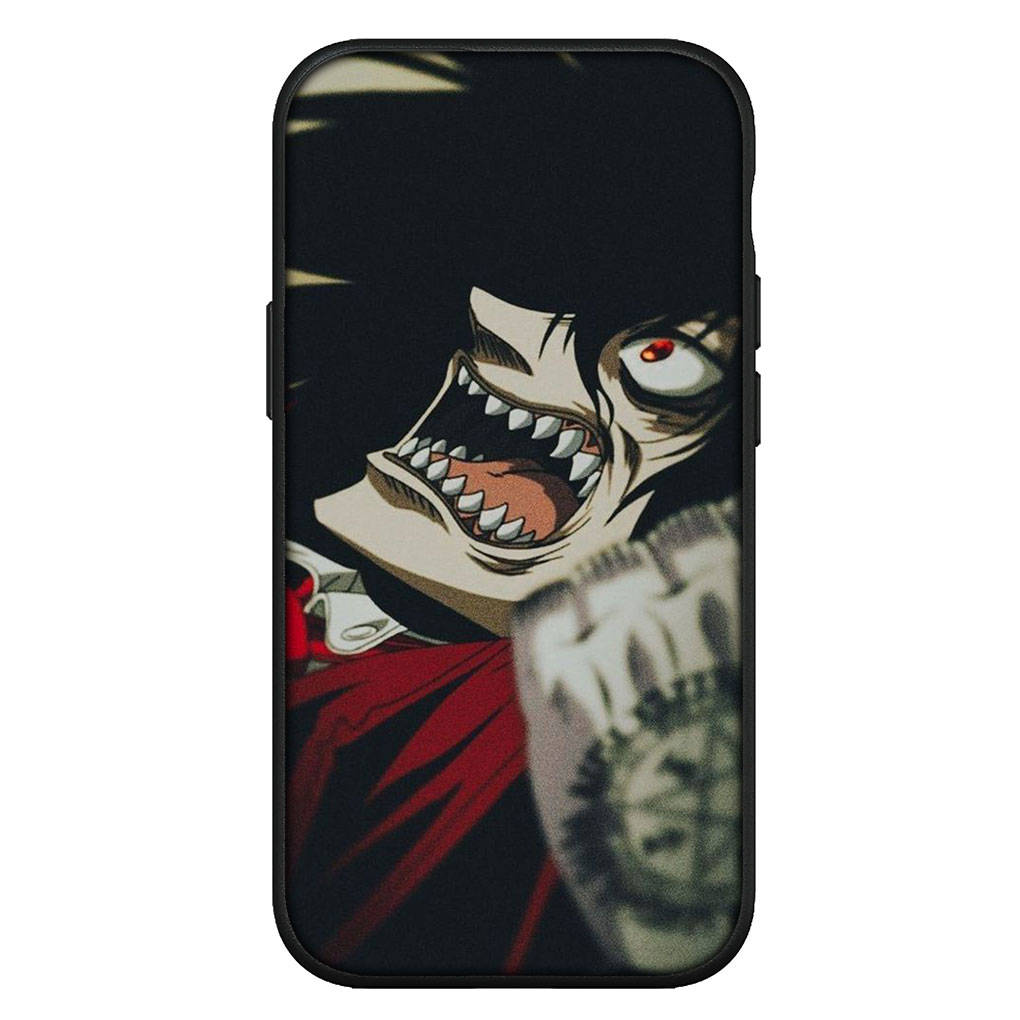Cover for iPhone 16 15 Xiaomi Redmi Note 14 13 12 11 Pro Max X 8 9 16e Samsung Galaxy S25 S24 S23 Moto G85 G75 OPPO Huawei Hellsing Alucard Phone Case