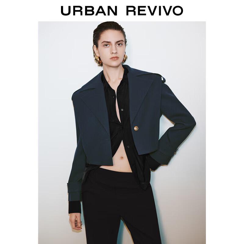 

UR Женское Шикарное Однобортное Короткое Пальто XS