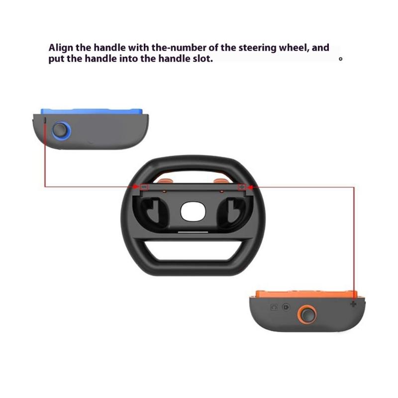 Portable Racing Wheel Attachment Featuring Not Slip Design & Responsive Action Button Suitable for Console Gaming