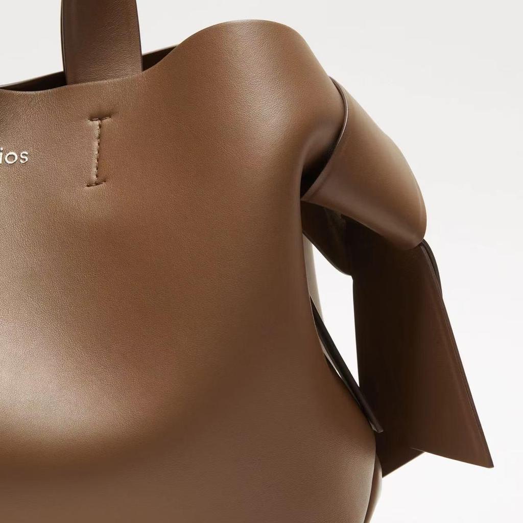 Swedish Niche AS Musubi Genuine Leather Shoulder Crossbody Bag - Large Capacity Fashion Tote