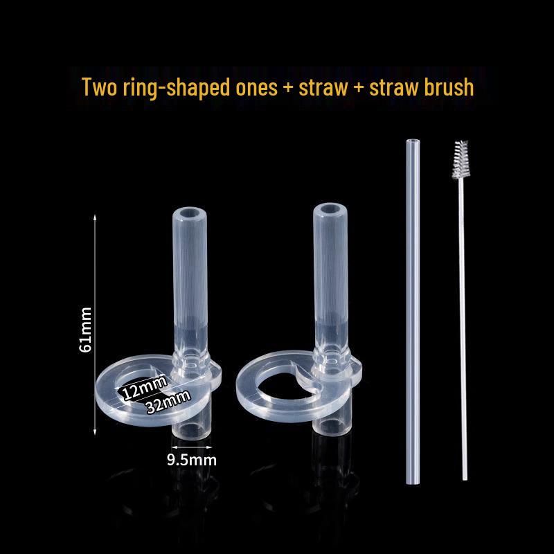 Universeller Silikon-Ausgießer für isolierte Wasserflaschen für Kinder und Babyflaschen - Weiches Strohhalm-Ersatzzubehör.