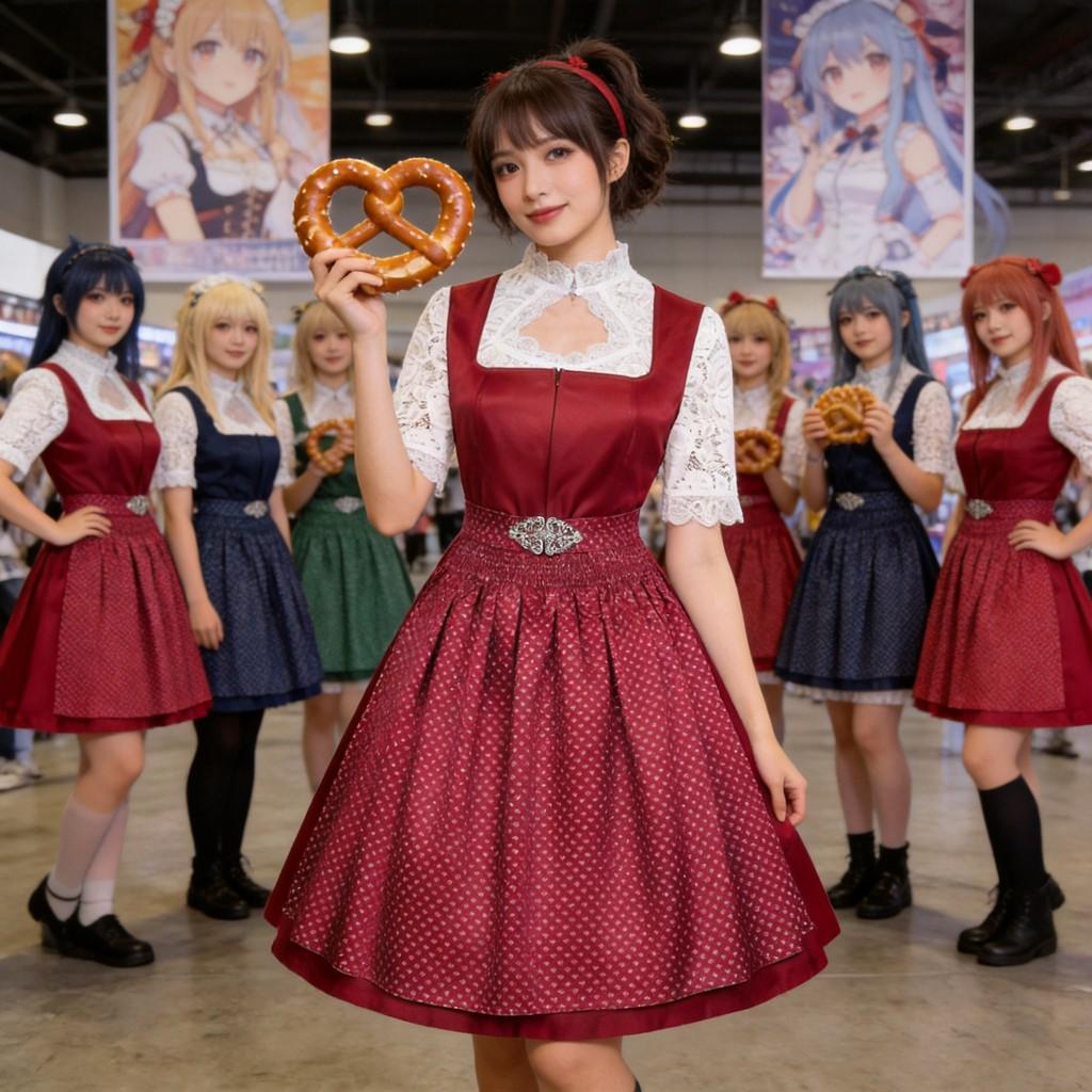 Fantasy European Beer Festival Girl Costume With Lace Apron For Cosplay And Party Fun