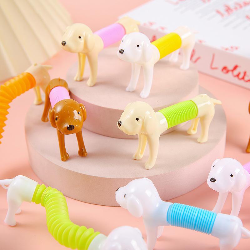 Luminous Giraffe Robot Toy with Stretchable Suction Cup Tube