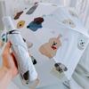 Cute Puppy Cartoon Foldable Umbrella Female Automatic Vinyl Rain Or Shine Dual-Use Umbrella Sun Protection UV Protection Sunshade Umbrella